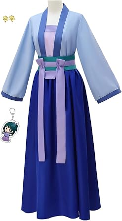 The Apothecary Diaries Cosplay Costume Maomao Blue Hanfu Dress Suit Pharmacist Girl Uniform Halloween Outfit