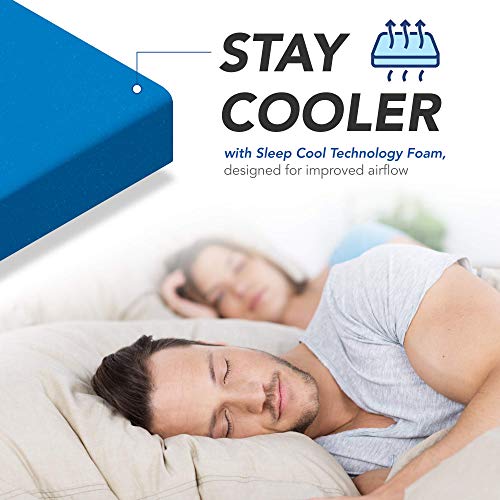 12" Cooling Gel Memory Foam Mattress and Free Pillows (Medium Firm - RV King 72x80)