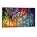 Wieco Art 5 Panels Abstract Heart Oil Paintings Reproduction on Canvas Wall Art Decor Ready to Hang for Home Office Decorations Extra Large Modern 100% Hand Made Contemporary Impressionist Artwork