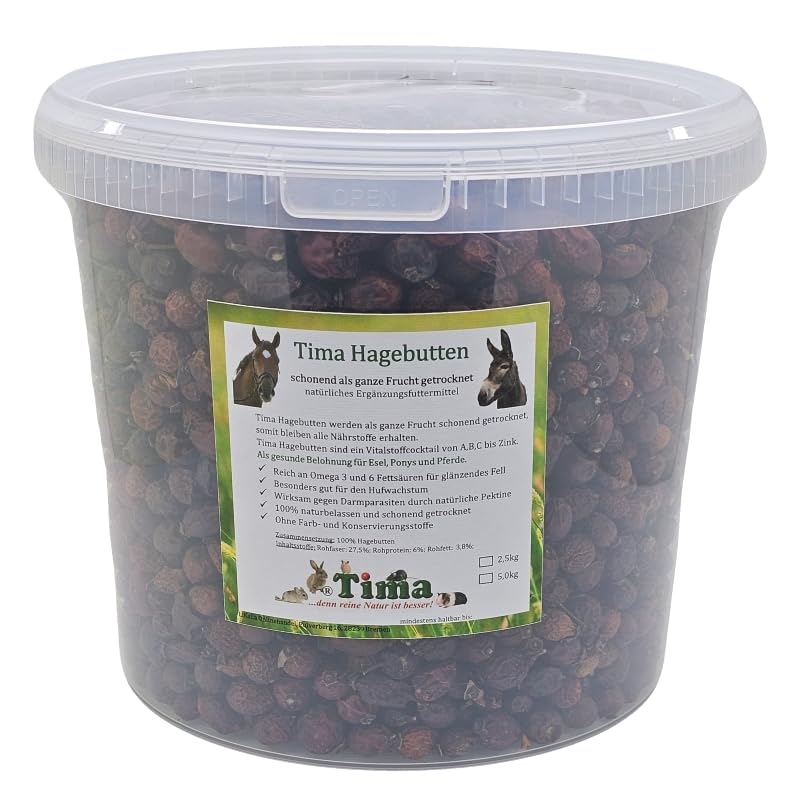 Hagebutten Für Pferde – 2,5 Kg, Naturbelassen, Reich An Vitaminen, Ohne Zusätze