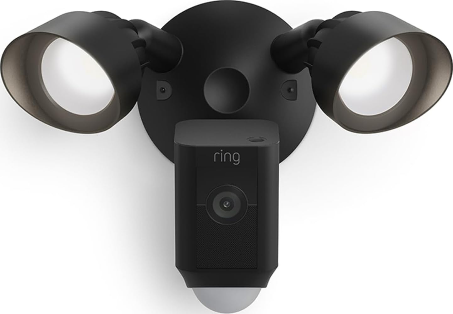 Ring Floodlight Cam Wired Plus, Outdoor Home or Business Security with Motion-Activated 1080p HD Video and Floodlights, Black