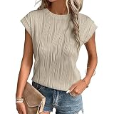 [Gdnelhuonox] tシャツ レディース ノースリーブ フィット プリーツデザイン トップス 夏服 プルオーバー シルキー しなやかさ 通気性 無地 カジュアル 春 夏