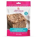 Keto Queen Kreations, Low Carb (1 net), Sugar Free, Keto, Cinnamon Coffee Cake Mix 7.5 oz. (12 Servings)