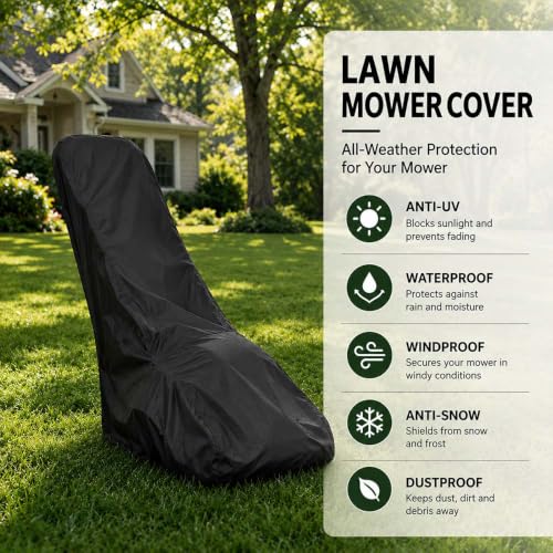 Cubierta protectora de cortacésped Mountfield Empress 46 Li en lona premium 6