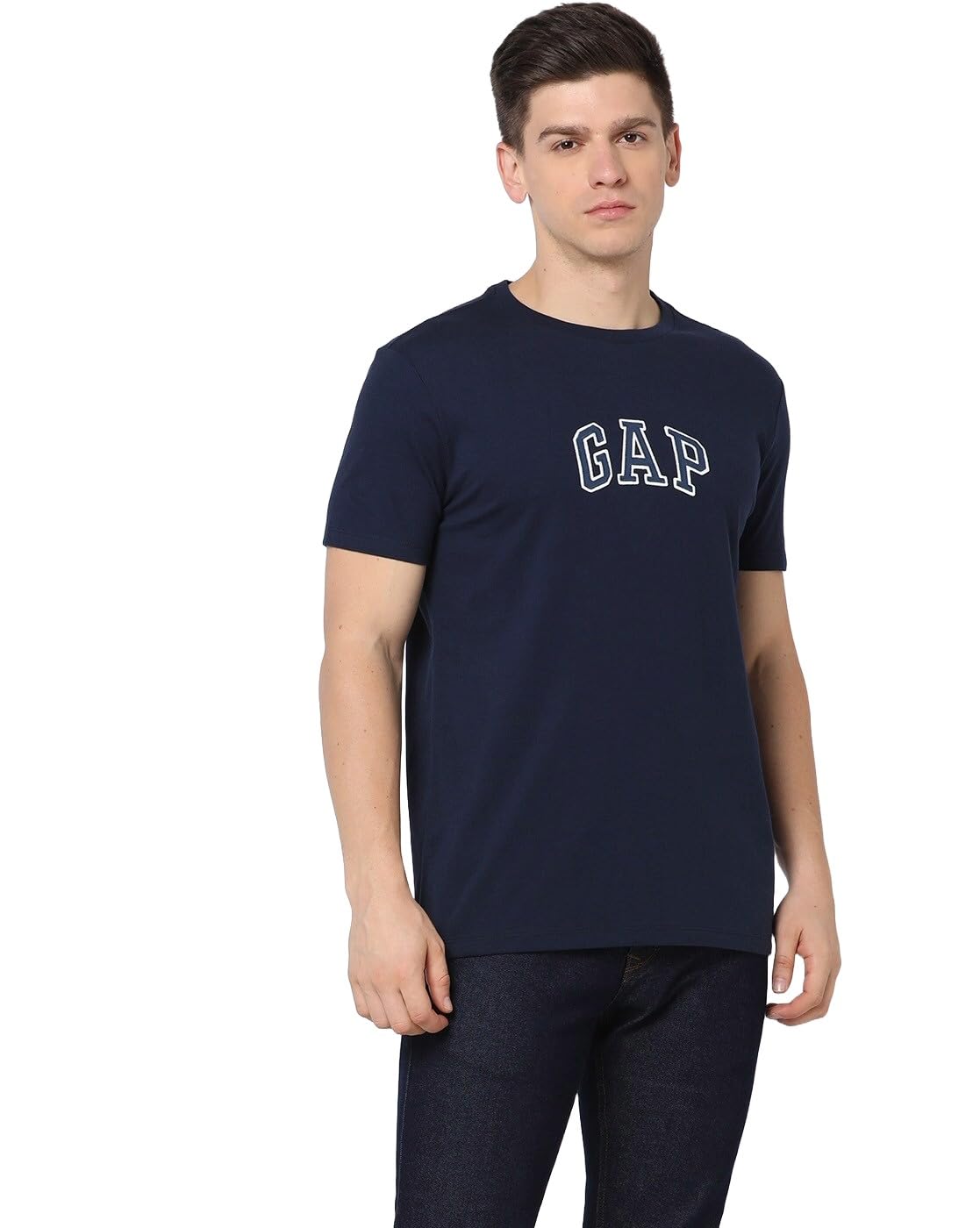 Gap Men’s Slim Fit Graphic Print Short Sleevesd Crew Neck T-Shirt
