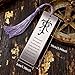 Lord of Rings Themed Metal Bookmark with Tassel for Men & Women, Stainless Steel Book Marker Gift for Fantasy Book Lovers-Tolkien