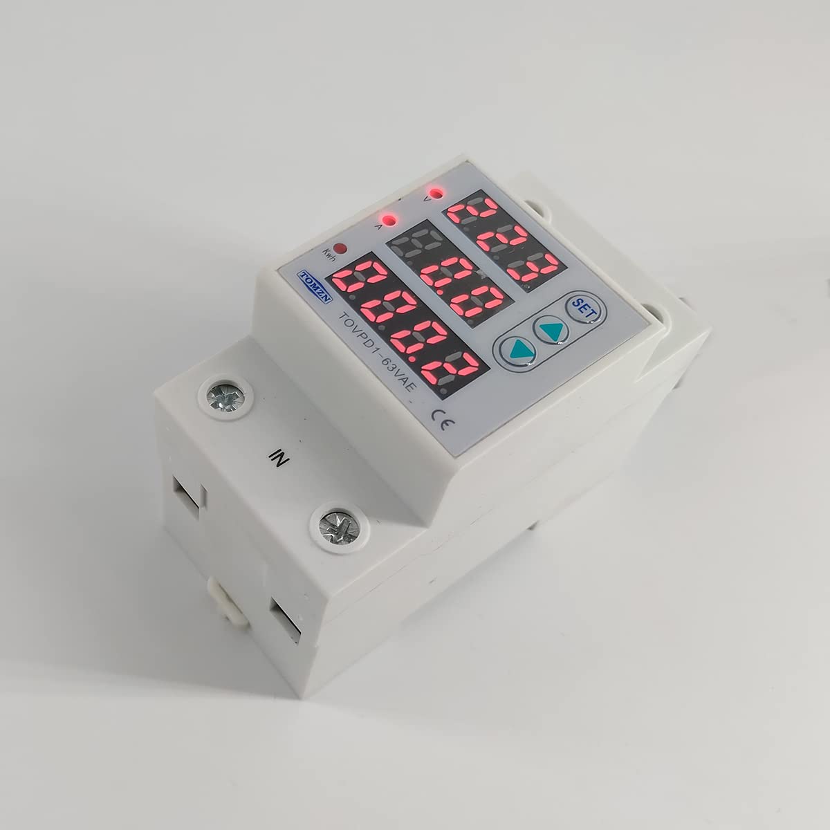 Interruttore Magnetotermico Differenziale 6. 3a 230V 3in1. Display guida DIN regolabile e sotto la tensione del relè dispositivo di protezione protettivo con da corrente