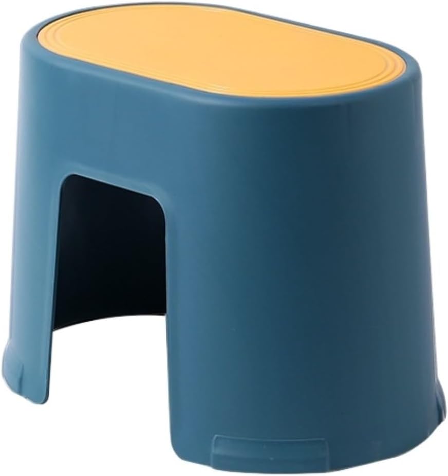 Step Ladder 2Pack Step-Stool Lightweight for Kitchen-Bath Skid-Resistant Stackable Shoe Change Bench Auxiliary Height-Enhancing Footstool stepstool(Rose,M)