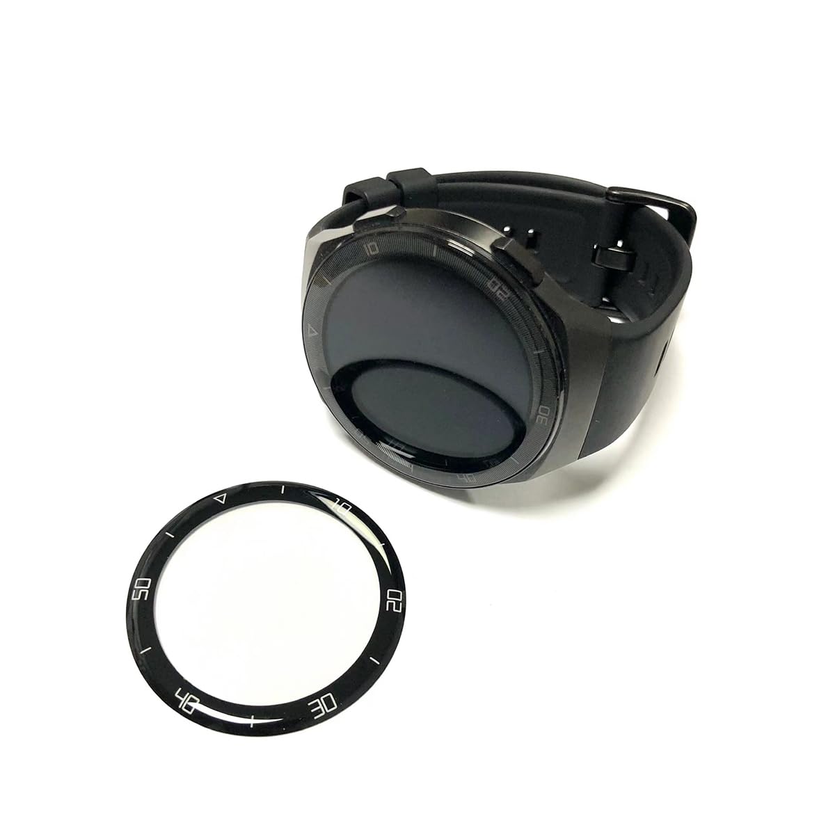 Zore Huawei Watch GT 2E 46mm PMMA Pet Saat Ekran Koruyucu Siyah