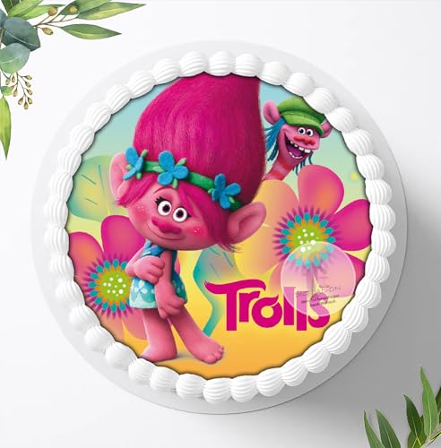 Für den Geburtstag ein Tortenbild, Zuckerbild mit...