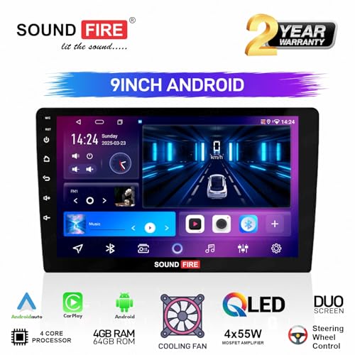 Image of SOUND FIRE NextRevolution 9 inch Inch (4GB /64GB) Android Car Stereo