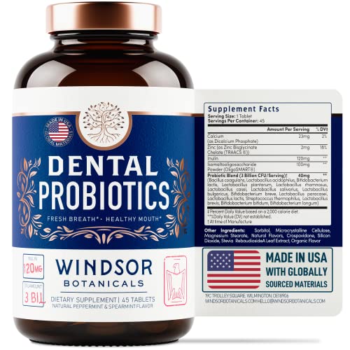 Windsor Botanicals Vegan Collagen Supplement And Dental Probiotics For Bad Breath Bundle #TOP1
