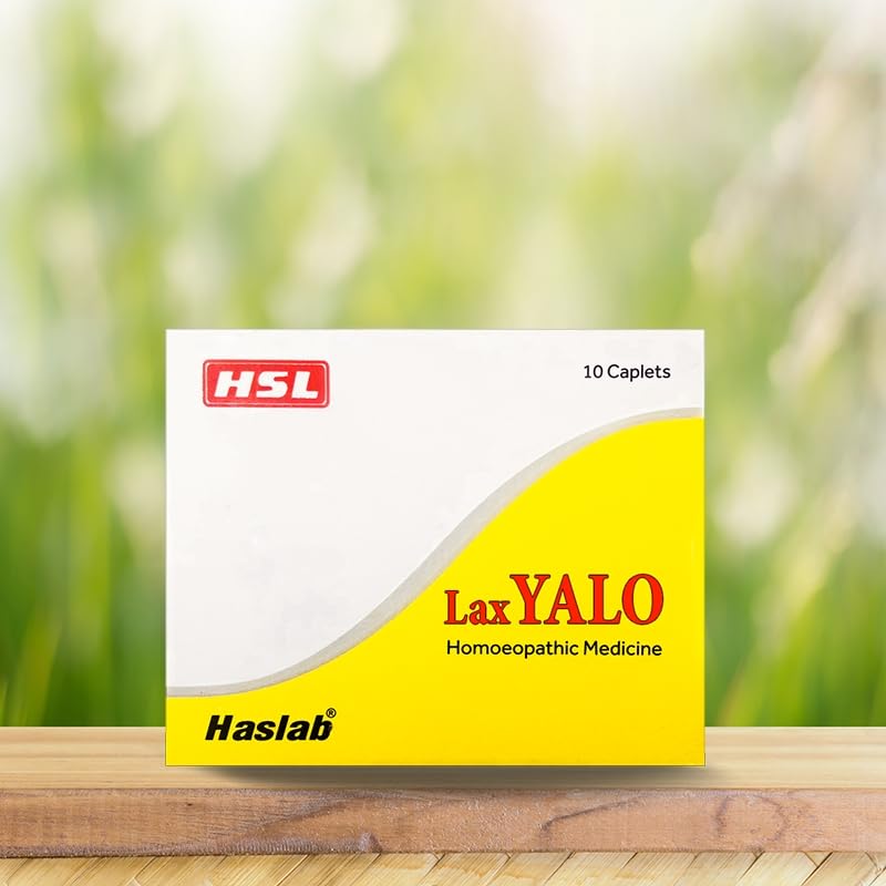 Haslab Laxyalo Tablet - |Pack Of 100 Tablet|CONSTIPATION|Digestion|Eliminates acidity|Improves appetite|