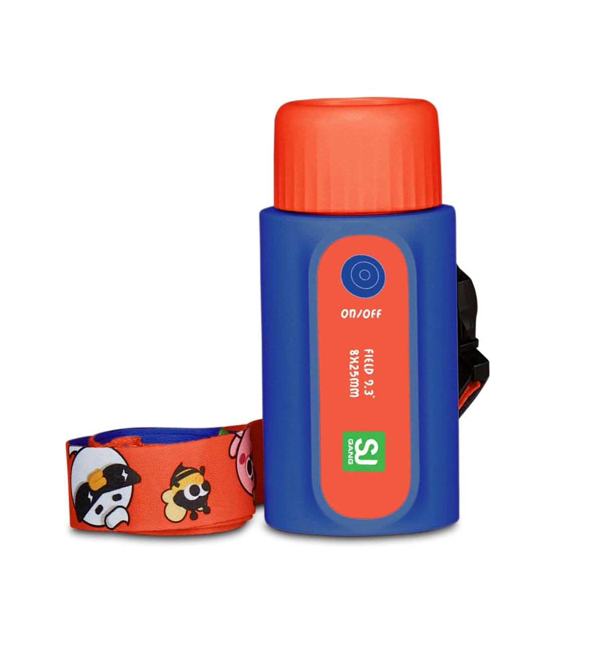 Set Macchina Fotografica Istantanea Leone blu per Bambini con Stampa Termica Seven SJ Gang, Display LCD 2”, Foto e Video 720P, Giochi e Filtri + Monocolo HD con Torcia LED Integrata