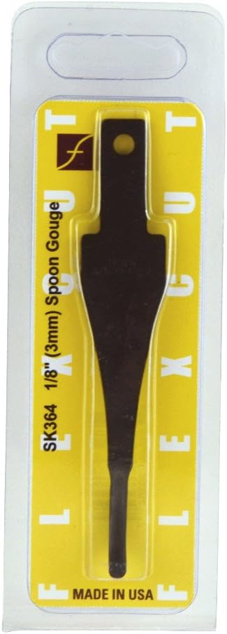 Flexcut SK Blades, Interchangeable Spoon, Razor Sharp High Quality Spring Steel, Handle Not Included, 1/8 inch (SK364)