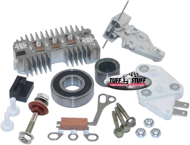 Kit completo de reparo do alternador Tuff Stuff para GM 10SE e 7127RA – 1 unidade