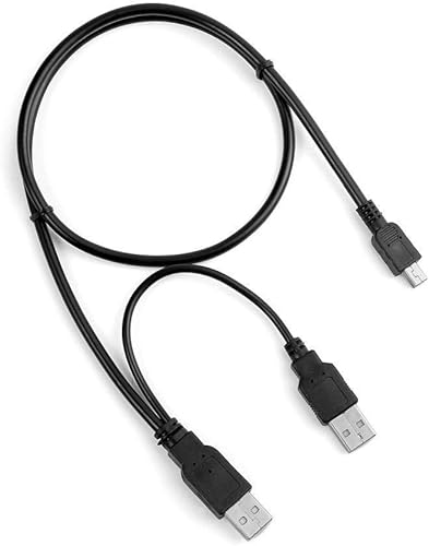 Miniatura 4 de MaxLLTo™ USB Y Charger Data Cable Cord for EMC Iomega eGo USB 2.0 Portable Hard Drive HDD