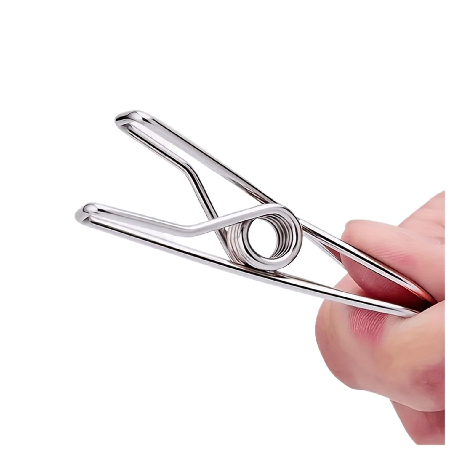 Metall-Wäscheklammern, 120 Stück, Edelstahl-Wäscheklammern, Mehrzweck-Metalldraht, Mehrzweck-Clips für Wäsche, Zuhause, Küche, für Wäscheleine, Befestigung, Handtuch, Socken, Unterwäsche