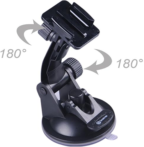 Miniatura 4 de Smatree Soporte de ventosa compatible con cámara de acción G*pro 12/11/10/9/8/7/6/5/4/3+/3/sesión/DJI OSMO Action 4/3