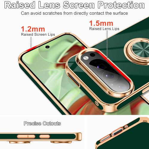 Coque Google Pixel 9 Pro souple pour éviter les chutes avec support rotatif - 6