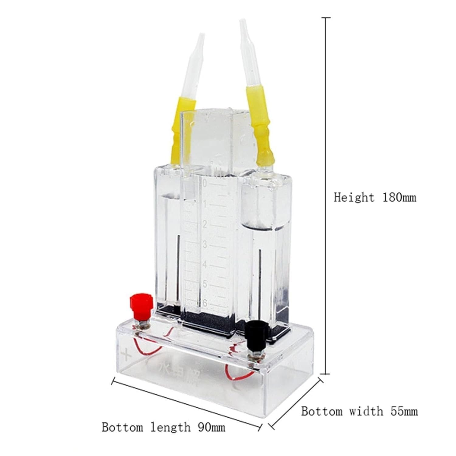 Wasserelektrolyseur, Mikrogasgenerator, Lehrmittel for chemische Geräte, Wasserelektrolysegerät, Komplettes Set for Hochkonzentrationsexperimente, Demonstrator