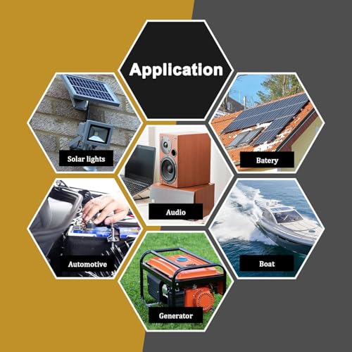 Cable calibre 4 AWG flexible de 20 pies para altavoz marino solar y audio de coche 6