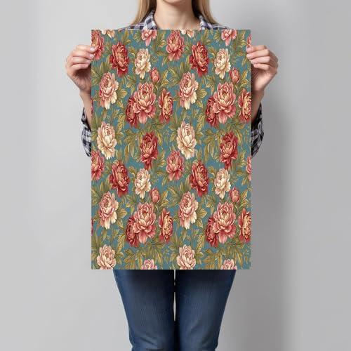 Toile Roses Vintage pour Transformer une Pièce Froide en Salon Chaleureux 60x90