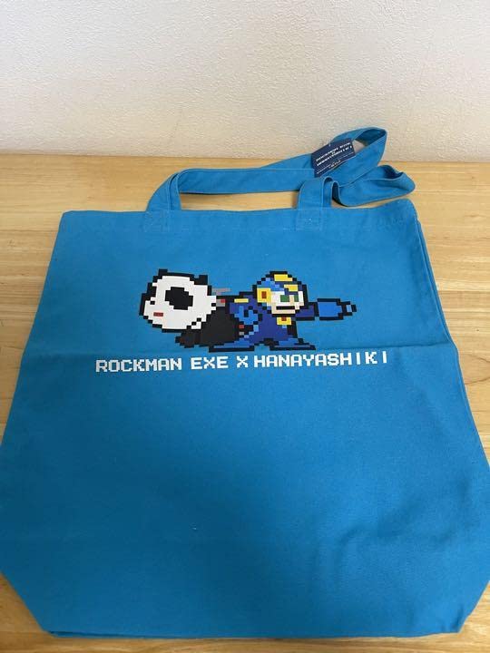 ロックマン 花やしき　トートバッグ ロックマン 花やしき トートバッグ ロックマンエグゼ』と