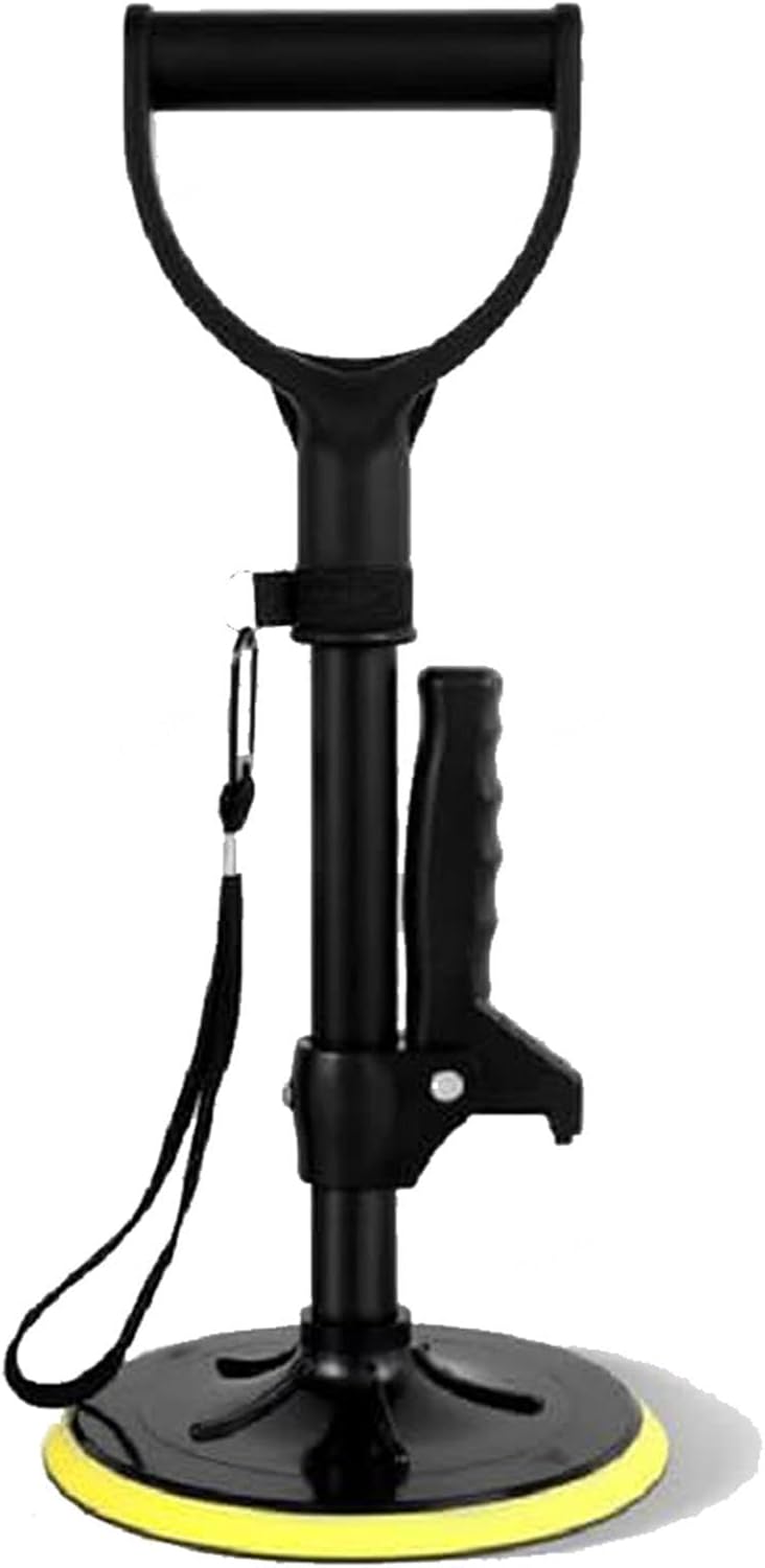 立ち上がり補助具, 41~61cm 3段階の高さ調整 たちあがり補助器具, 軽量、ポータブル、滑り止め 歩行補助具 高齢者 杖 園芸