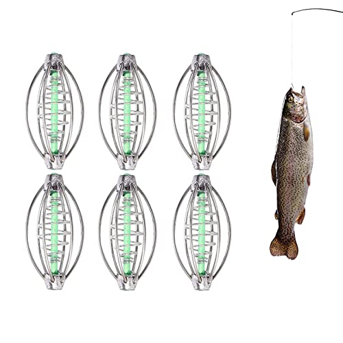 7-tlg. Futterkorb Set Angeln 10-60g - Mit Wirbeln Für Meer- & Süßwasserfische