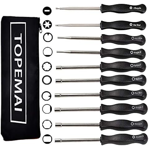 10 Pcs Carburetor Adjustment Tool Kit for Common 2 Cycle Small Engine, Carb Adjusting Tool, Carburetor Adjuster Tool for Echo Poulan Homelite String Trimmer Cover