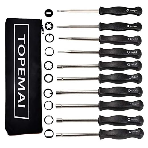 10 Pcs Carburetor Adjustment Tool Kit for Common 2 Cycle Small Engine, Carb Adjusting Tool, Carburetor Adjuster Tool for Echo Poulan Homelite String Trimmer