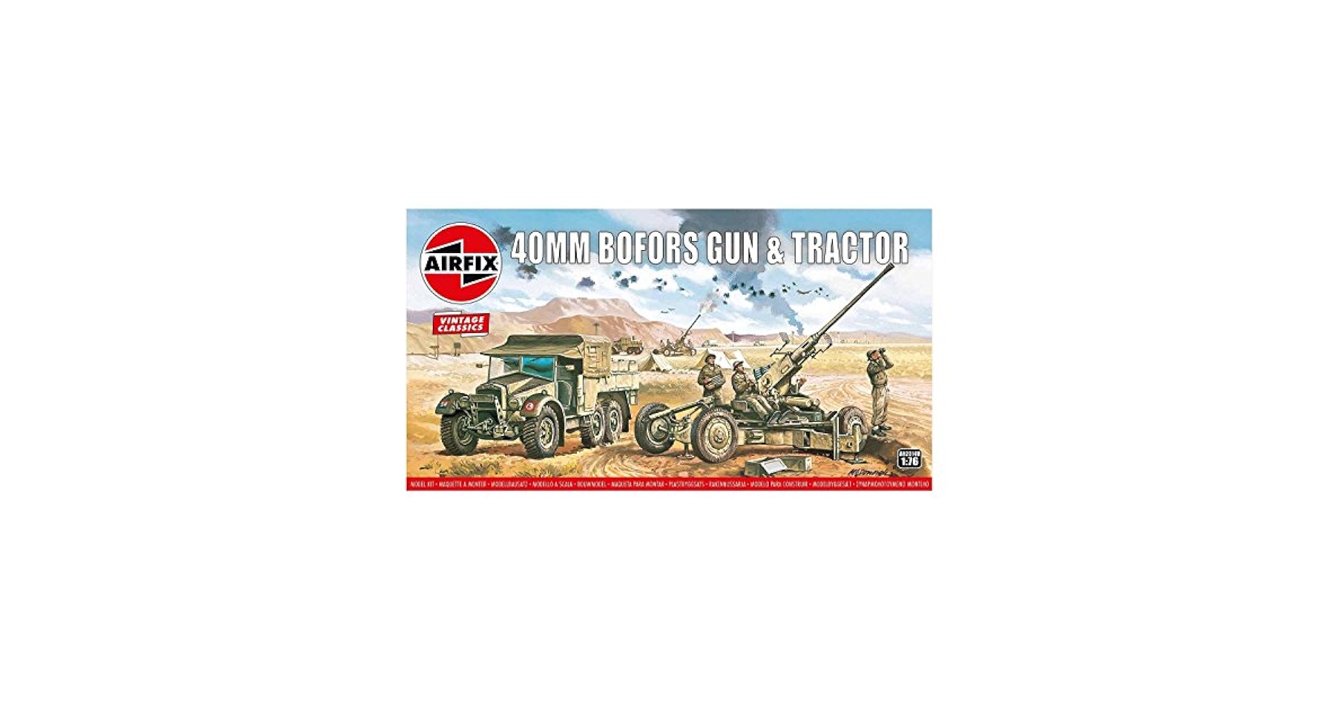 Amazon.com: Airfix Vintage Classics Set - A02314V Bofors