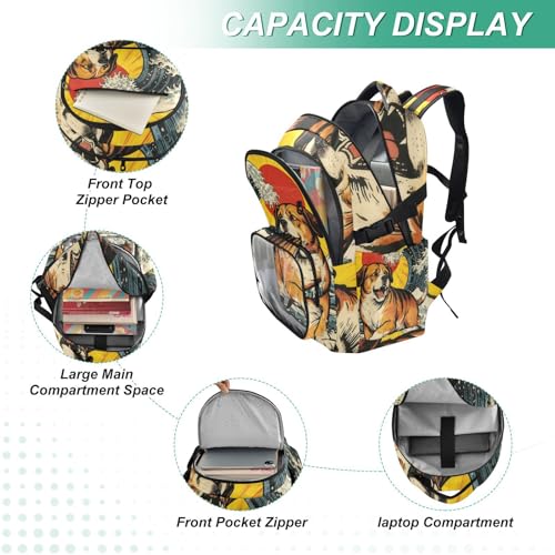 Mochila transparente de perro para evitar pérdidas de material escolar 4