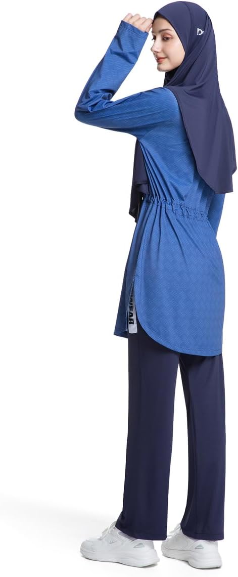 Modest Sportswear for Women, Breathable Outdoor Fitness Suits for Yoga, Running