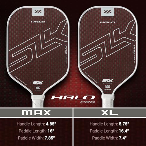 Image of Selkirk Sport SLK Halo Pickleball Paddles | T700 Raw Carbon Fiber Paddle