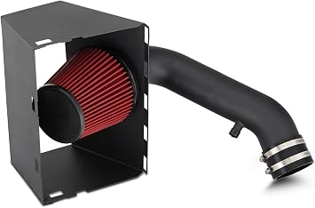 RedRock Cold Air Intake; Black Compatible For 09-18 5.7L RAM 1500