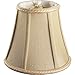 Progress Lighting P8687-01 Caramel Silk Shade with Braided Trim and 1-Inch Candle Fitter and Finial, Caramel Silk