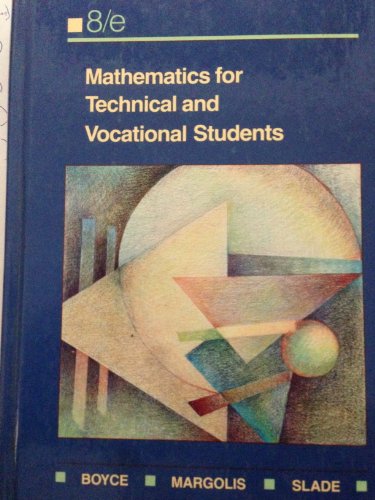 Mathematics for Technical and Vocational Students 0135631076 Book Cover