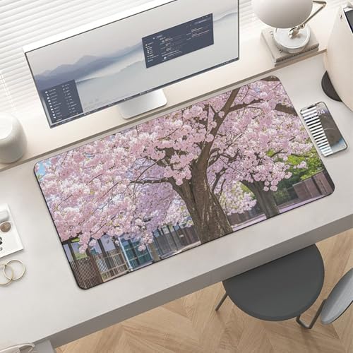 Cherry Blossom Desk Pad Protector Large Waterproof miniatura 6