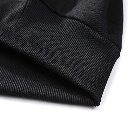 Buyter Men's Fleece Large Size Sweater 15 Styles Solid Color Sweatshirts4