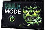 Hulk Mode Morale Patch. Perfect for Your Tactical Military Army Gear, Backpack, Operator Baseball Cap, Plate Carrier or Vest. 2x3' Hook Patch. Made in The USA