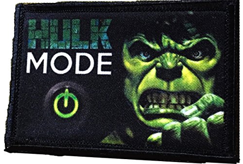 Hulk Mode Morale Patch. Hulk Backpack Patches by RedheadedTshirts | Hulk Patch for Your Plate Carrier Accessories, Tactical Gear, hat Patches, Backpack Patches