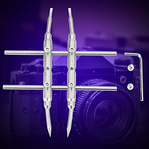 Llave de estrella profesional para lentes de cámara, herramienta de reparación de lentes, herramienta para apertura y mantenimiento de lentes DSLR miniatura 5