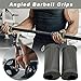 JITUIHOM Angled Barbell Grips,Ergonomic Rotating Handles Weightlifting, Dumbbell Grips for Hands,Arm Training Rod Grips,Compatible with Dumbbells,Barbells & Strength Training Accessories