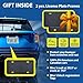 Goodyear Shatterproof in-Channel Window Deflectors for Dodge Charger 2011-2023, Rain Guards, Window Visors for Cars, Vent Deflector, Car Accessories, 4 pcs - GY007897