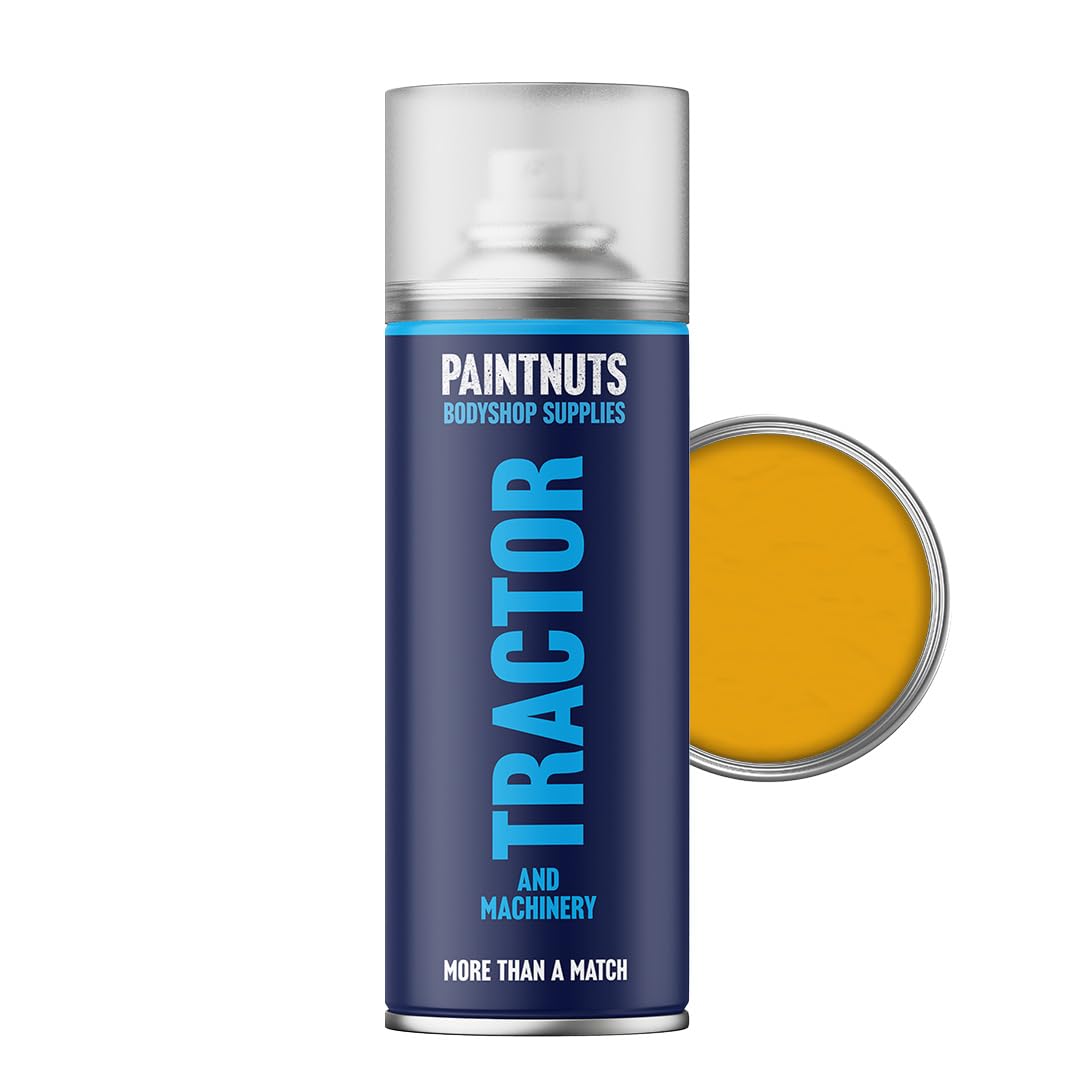 Paintnuts New Holland Combine Harvester Yellow Tractor & Machinery Paint Suitable For (Lm1622) - 400Ml Aerosol