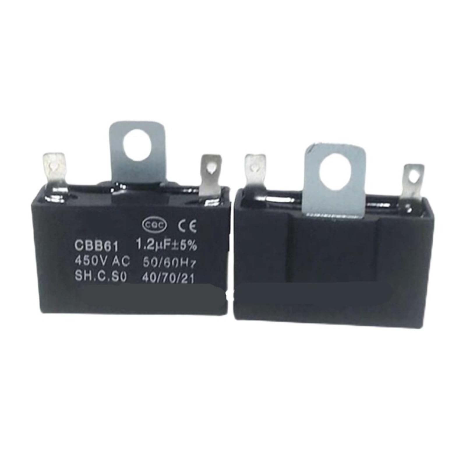 Condensateur CBB61 450V 1.2UF pour condensateur de démarrage de ventilateur