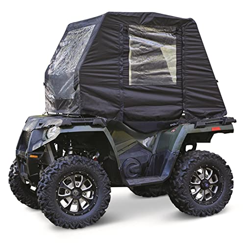Guide Gear ATV Cab Enclosure Cabin Canopy Cover Heavy-Duty Outdoor All-Weather, Black