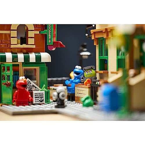 Ideas 123 Sesame Street 21324 - Kit da costruzione per adulti con Elmo, Cookie Monster, Oscar The Grouch, Bert, Ernie e Big Bird, 1.367 pezzi - Lego - Immagine 7